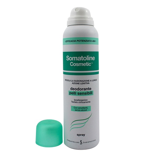 SOMATOLINE COSMETIC DEODORANTE SPRAY PELLI SENSIBILI 150 ML - farmacialombardia.it