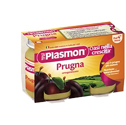 PLASMON OMOGENEIZZATO PRUGNA 2 X 104 G - farmacialombardia.it
