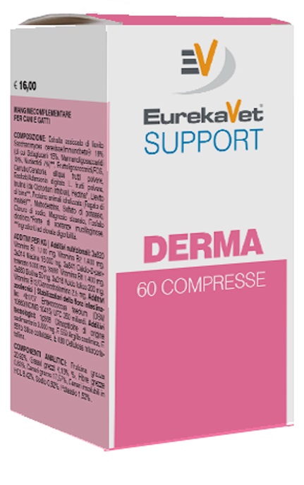 EUREKAVET SUPPORT DERMA 60 COMPRESSE - farmacialombardia.it