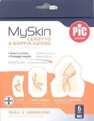 CEROTTO PIC MYSKIN TAGLI & ABRASIONI MIX 6 PEZZI - farmacialombardia.it