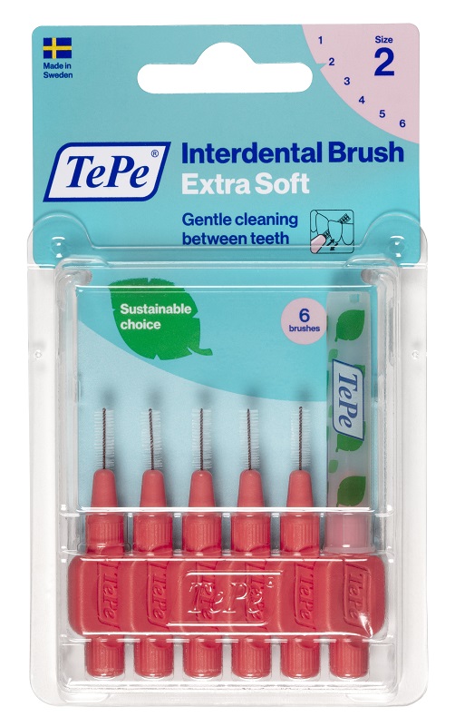 TEPE SCOVOLINO XSOFT ROSSO 0,5MM 6 PEZZI - farmacialombardia.it