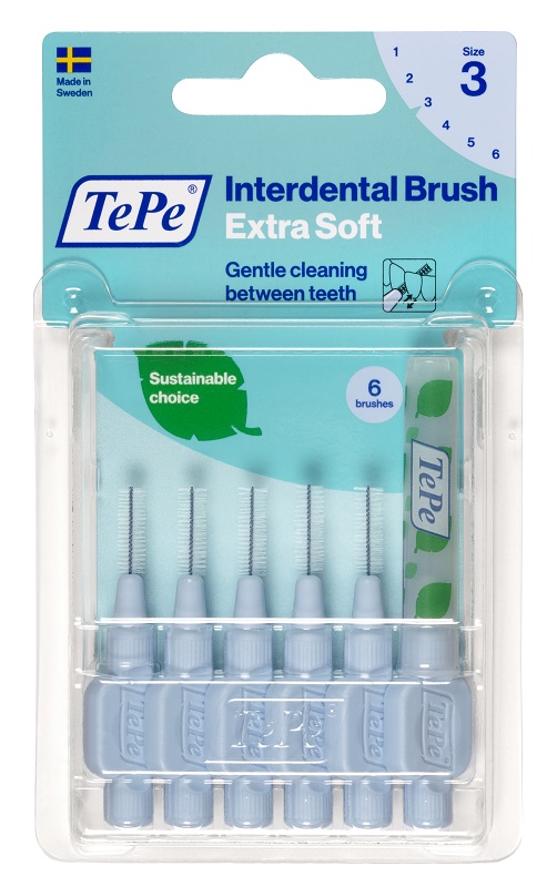 TEPE SCOVOLINO XSOFT BLU 0,6 MM 6 PEZZI - farmacialombardia.it