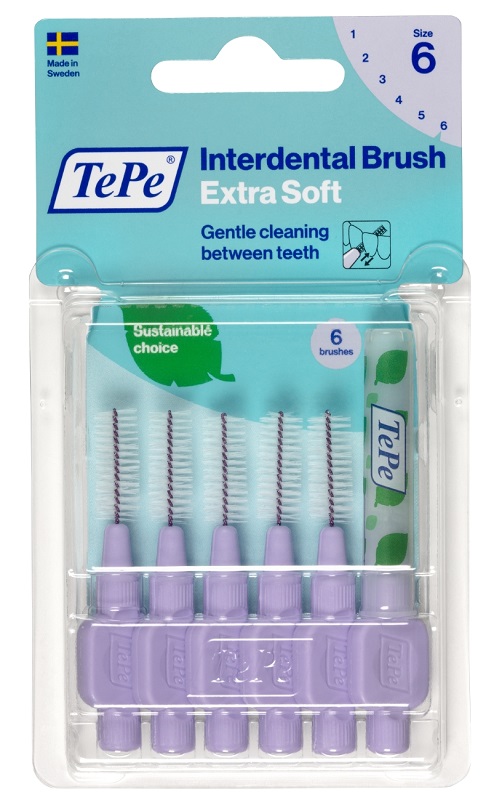 TEPE SCOVOLINO XSOFT LILLA 1,1MM 6 PEZZI - farmacialombardia.it