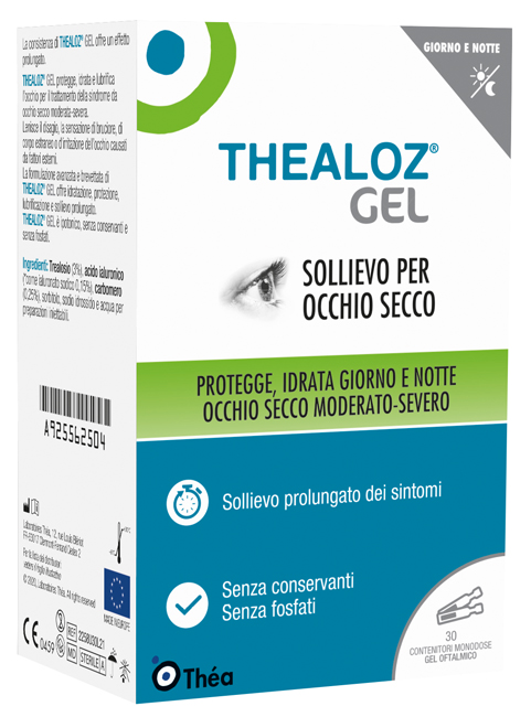 THEALOZ GEL OFTALMICO 30 CONTENITORI MONODOSE 0,4 G - farmacialombardia.it