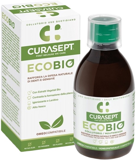 CURASEPT COLLUTORIO ECOBIO 300 ML PHARMADENT - farmacialombardia.it