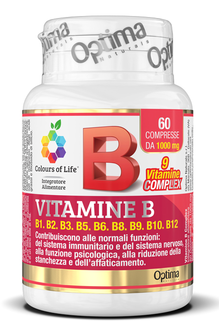 COLOURS OF LIFE VITAMINE B COMPLEX 60 COMPRESSE 1000 MG - farmacialombardia.it