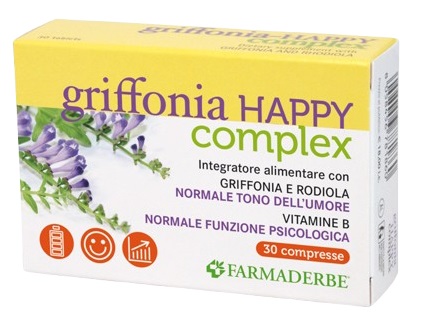 GRIFFONIA HAPPY COMPLEX 30 COMPRESSE - farmacialombardia.it