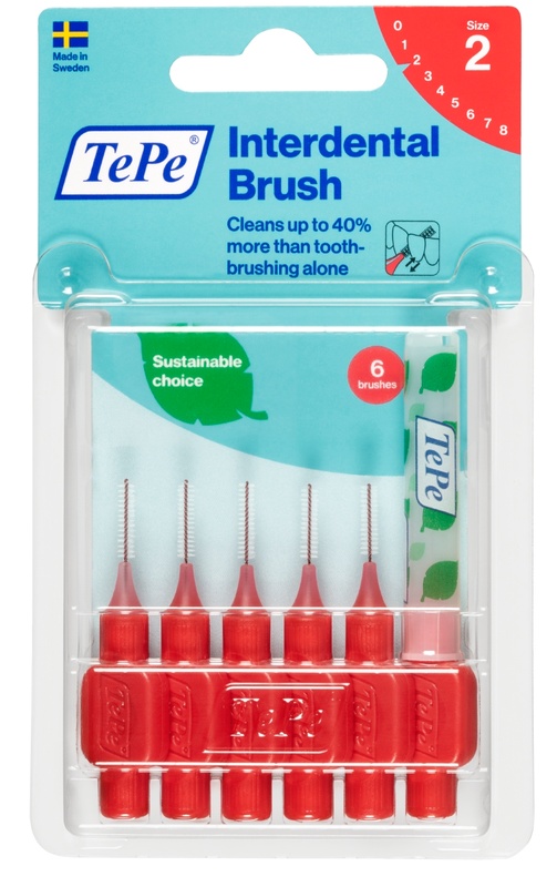 TEPE SCOVOLINO ROSSO 0,5MM 6 PEZZI - farmacialombardia.it