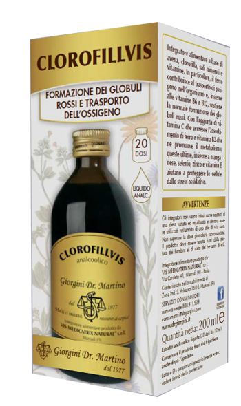 CLOROFILLVIS LIQUIDO ANALCOLICO 200 ML - farmacialombardia.it