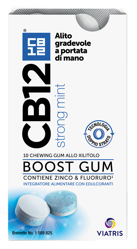 CB12 BOOST 10 CHEWING-GUM ZINCO E FLUORURO NEW FORMULATION - farmacialombardia.it