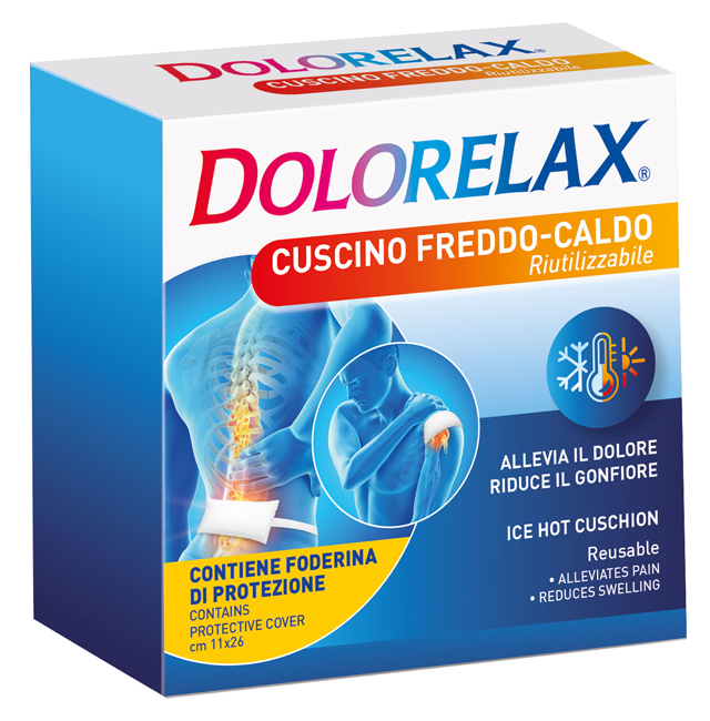 DOLORELAX ICE HOT CUSCINO RIUTILIZZABILE 11X26 CM 2 PEZZI - farmacialombardia.it