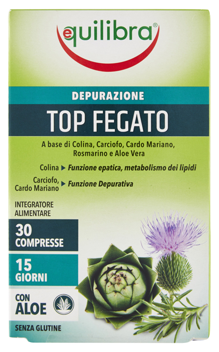 TOP FEGATO CON ALOE 30 COMPRESSE - farmacialombardia.it