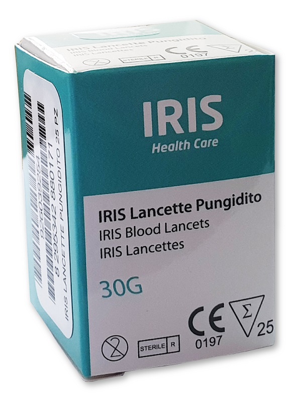 LANCETTE PUNGIDITO IRIS 25 PEZZI - farmacialombardia.it