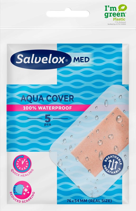 CEROTTO SALVELOX MED AQUA COVER 76X54MM 5 PEZZI - farmacialombardia.it