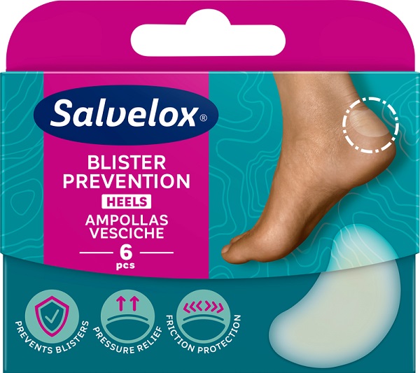 CEROTTO VESCICHE SALVELOX BLISTER PREVENTION HEELS 6 PEZZI - farmacialombardia.it