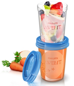 AVENT VASETTI VIA COPERCHIO 240 ML 5 PEZZI - farmacialombardia.it
