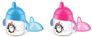 AVENT TAZZA CON BECCUCCIO DECORATA AZZURRO 260 ML - farmacialombardia.it