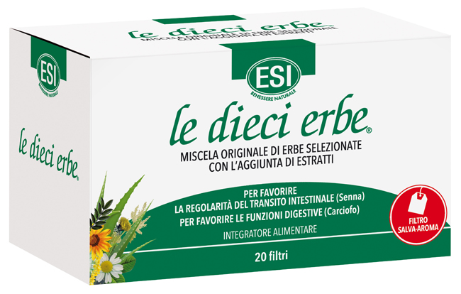 ESI LE DIECI ERBE TISANA 20 FILTRI - farmacialombardia.it