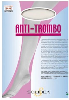CALZA ANTITROMBO SOLIDEA BIANCO EXTRA LARGE 1 PAIO - farmacialombardia.it