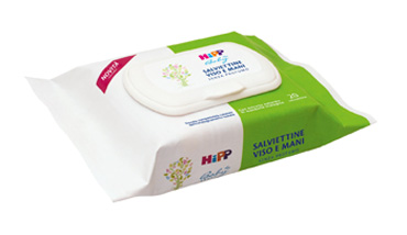 HIPP SALVIETTINE VISO&MANI 1X20 PEZZI - farmacialombardia.it