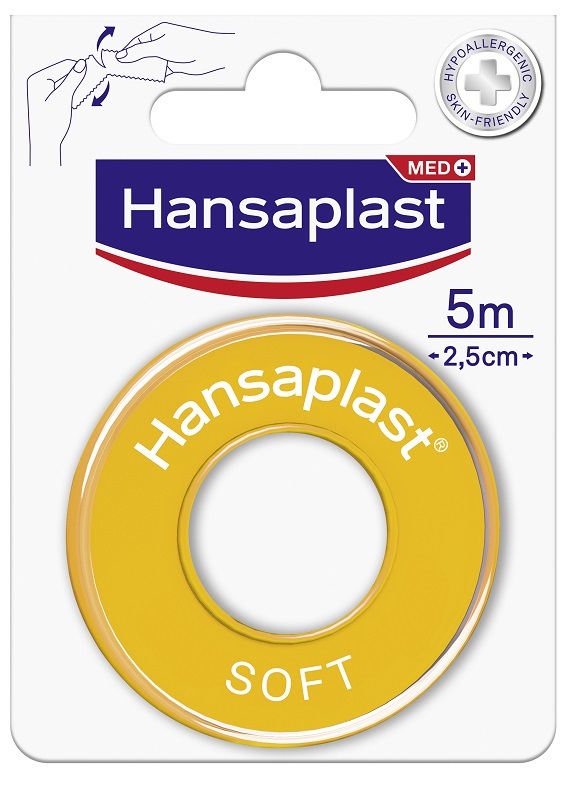 CEROTTO MEDICATO IN ROCCHETTO HANSAPLAST SOFT M5X2,5CM - farmacialombardia.it