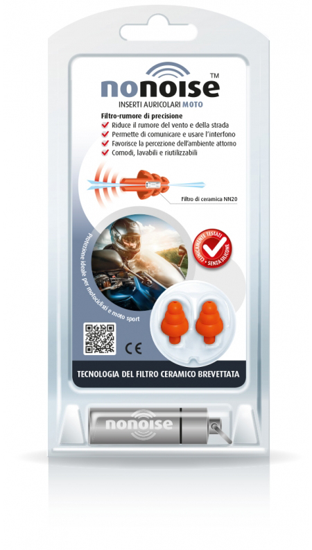 NONOISE MOTO INSERTO AURICOLARE 2 TAPPI - farmacialombardia.it