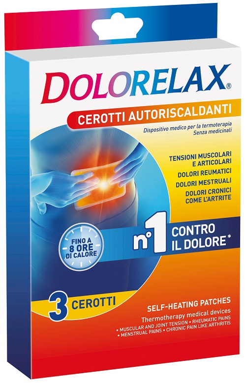 DOLORELAX CEROTTO EFFETTO CALDO 3 PEZZI - farmacialombardia.it
