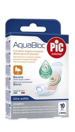 CEROTTO PIC AQUABLOC 25X72MM ANTIBATTERICO 10 PEZZI - farmacialombardia.it
