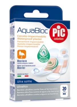 CEROTTO PIC AQUABLOC MIX ANTIBATTERICO 20 PEZZI - farmacialombardia.it