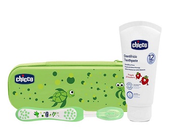 CHICCO SET DENTALE VERDE CON FLUORO - farmacialombardia.it