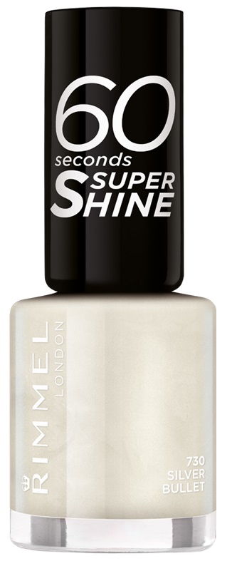RIMMEL SMALTO 60 SECONDS SUPER SHINE 730 SILVER BULLET 8 ML - farmacialombardia.it