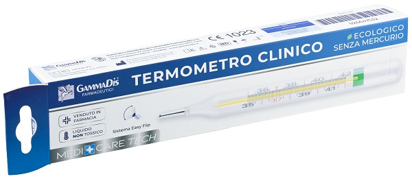 TERMOMETRO CLINICO ECOLOGICO SENZA MERCURIO 1 PEZZO MEDICARE - farmacialombardia.it
