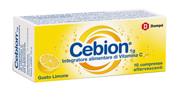CEBION EFFERVESCENTE VITAMINA C LIMONE 10 COMPRESSE - farmacialombardia.it