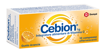 CEBION EFFERVESCENTI VITAMINA C ARANCIA 10 COMPRESSE - farmacialombardia.it