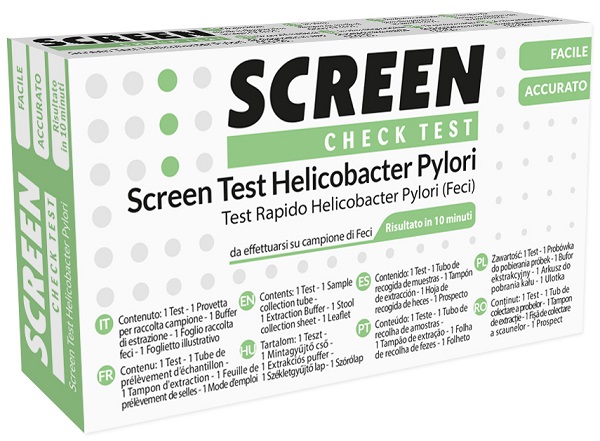 SCREEN TEST RAPIDO ANTIGENI HELICOBACTER PYLORI FECI UMANE - farmacialombardia.it