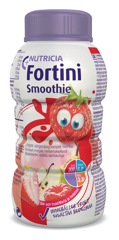 FORTINI SMOOTHIE MULTI FIBRE GUSTO FRUTTI ROSSI 200 ML - farmacialombardia.it