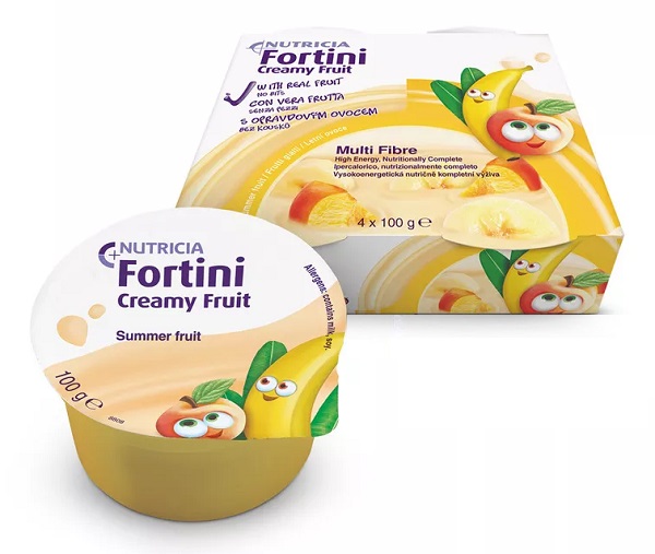 FORTINI CREAMY FRUIT MULTI FIBRE FRUTTI GIALLI 4X100 G - farmacialombardia.it