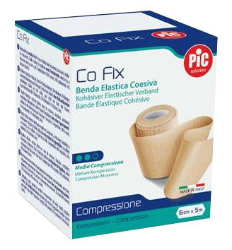 BENDA ELASTICA PIC CO FIX AUTOADESIVA 12X5CM MEDIUM - farmacialombardia.it