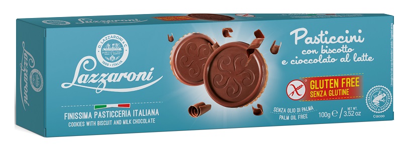 PASTICCINI BISCOTTO/CIOCCOLATO AL LATTE 100 G - farmacialombardia.it