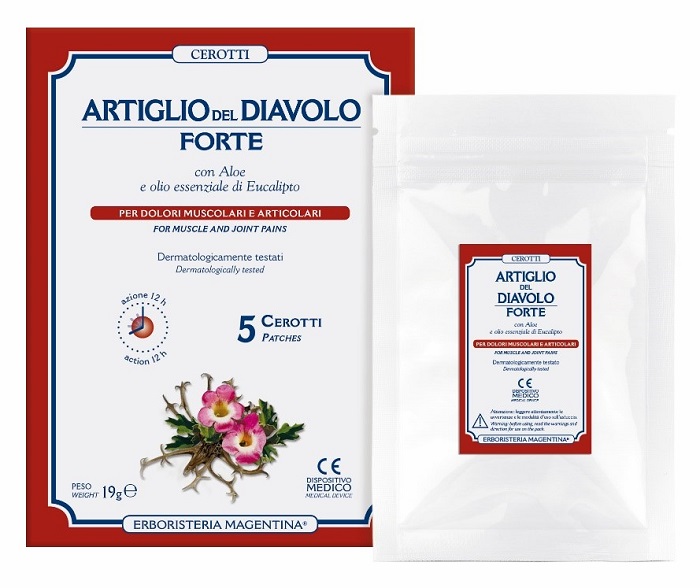 ARTIGLIO DEL DIAVOLO FORTE CEROTTO 5 PEZZI - farmacialombardia.it