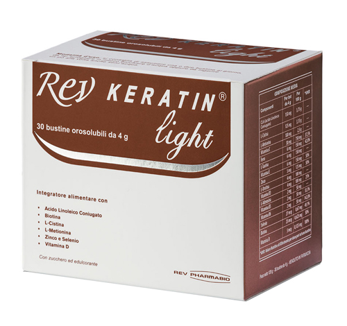 REV KERATIN LIGHT 30 BUSTE 120 G - farmacialombardia.it