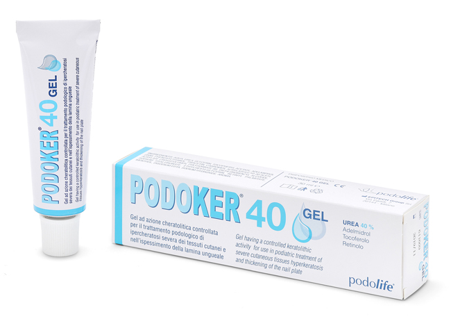 PODOKER 40 GEL AZIONE CHERATOLITICA TUBO DA 30 ML CON APPLICATORE - farmacialombardia.it