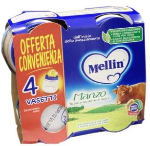 MELLIN OMOGENEIZZATO MANZO 4X80 G - farmacialombardia.it
