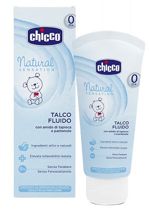 CHICCO TALCO FLUIDO NATURAL SENSATION 100 ML - farmacialombardia.it