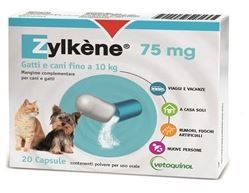 ZYLKENE CANI E GATTI FINO A 10KG 20 CAPSULE 75 MG - farmacialombardia.it