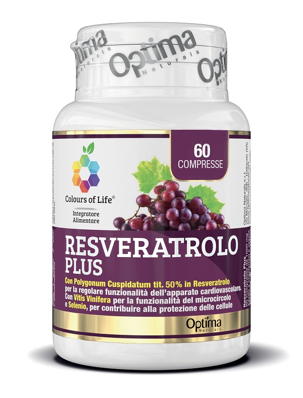 COLOURS OF LIFE RESVERATROLO PLUS 60 COMPRESSE 1000 MG - farmacialombardia.it