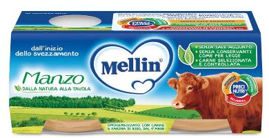 MELLIN OMOGENEIZZATO MANZO 2 X 80 G - farmacialombardia.it