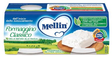 MELLIN BABY FORMAGGINO CLASSICO 2 X 80 G - farmacialombardia.it