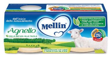 MELLIN OMOGENEIZZATO AGNELLO 2 X 120 G - farmacialombardia.it