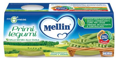 MELLIN OMOGENEIZZATO PRIMI LEGUMI 2 X 80 G - farmacialombardia.it